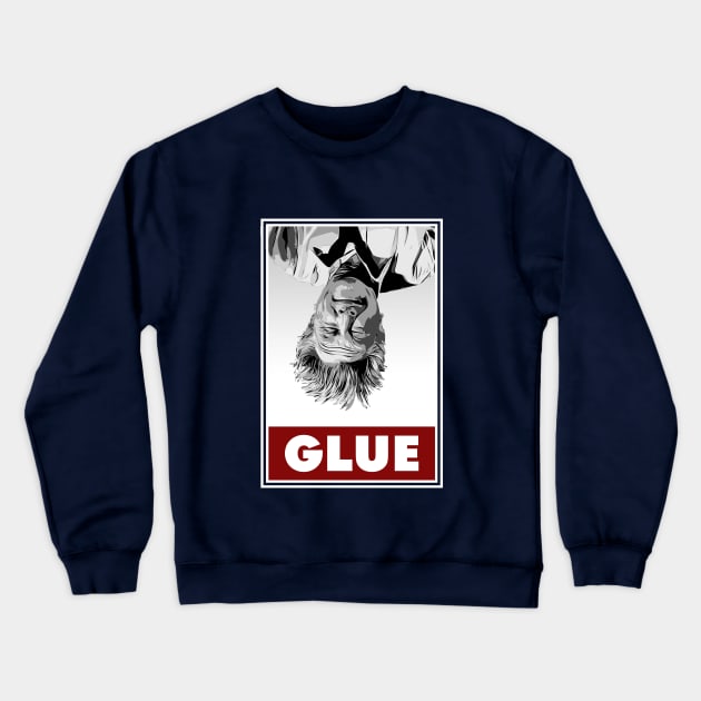 GLUE Crewneck Sweatshirt by Aries Custom Graphics